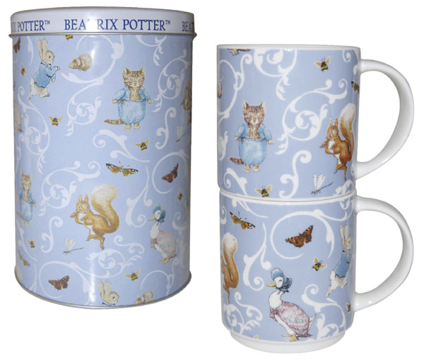 Mug in a Tin set of 2
